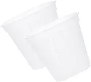 CANIGHT 2pcs Root Control Pots Plant Pots Indoor Container Planter and Mesh Indoor Planter Large Outside Holes Nursery Drainage Flower Self Small Transparent Orchid with for Pp Transparent