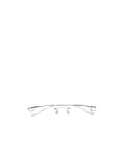 Cartier Rectangular Rimless Glasses 53 White