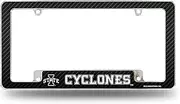 Rico Industries NCAA Iowa State Cyclones Carbon Fiber Design All Over Chrome Frame