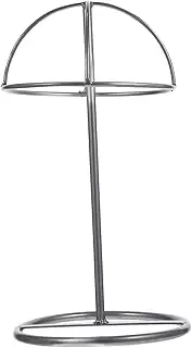 ANDRESLAD Metal Wig Display Rack Sturdy Hat Stand for Desktop Storage for Hats and Wigs Display Shops and Supermarkets Stylish Top for Natural Shape Maintenance