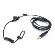Telescopic Tacticals Acoustic Air Tube Mic Headphone Headset Microphone 7.1mm