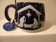 SUNDAY MORNING COFFEE MUG '' OH COME LET US ADORE HIM '' NEW WITH TAGS