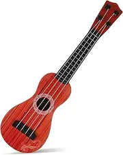 ERINGOGO Imitation Ukulele Miniature Guitar Plaything for Early Education Random Style Simulation Instrument for Safe Music Learning Experience