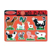 Melissa and Doug - 8 Piece Sound Puzzle - Farm