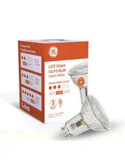 GE 4W 400 Lumen LED Glass GU10 Globe in Warm White