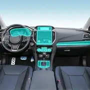 Car Interior Film Dashboard Piano Board Shift Center Console Anti-Scratch Transparent TPU Protection Film Accessories，for Subaru VX CROSSTREK 2018-2022 (Style A for LHD)