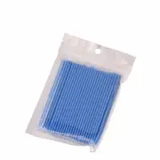 4 Box Dental Disposable Micro Brush Tooth Applicator Stick Blue Regular