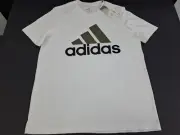 NWT Adidas Amplifier Logo T-Shirt Men's White Size Large #4543