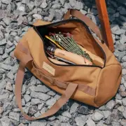 Breathable Canvas Peg Bag for Camping Tools Nail Rope and Hammer Organizer