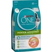 Purina One Indoor Advantage With Chicken 1+ Years Dry Cat Food 1.4kg