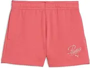[PUMA] Girl's Ess Script Shorts G Knitted Shorts