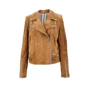 [SWORD] SWORD Suede leather jacket Woman 46 46 Brown