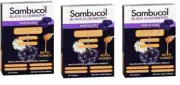 Sambucol Black Elderberry Throat Lozenge 20 Count X 3 Packs