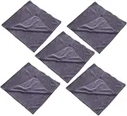 TINEASUR 5pcs Coral Fleece Towel Bath Towels Towel Towels for Bathroom Quick Dry Travel Towel Hiking Towels Bathroom Towel Cleaning Towels Thicken Towels Grey