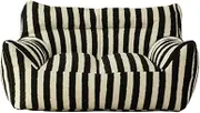 LoKori Comfortable Lazy Sofa Bean Bag Cover for Adults, Bean Bag Chair Without Filling,Stuffable Fluffy Beanbag Covers for Home Hotel Living Room (No Filler),A
