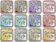 Craftelier Tim Holtz Distress Oxide Ink Set #1 12 Brown Pigment Felt Pad Ink Set