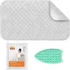 Ironing Mat,Large Thickened Ironing Blanket with Silicone Iron Rest,Portable ...