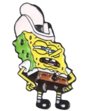 Nic Toons - SpongeBob - Sponge Bob in pink hat - Free AU Post - AU stock
