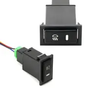 Factory Style 4-Pole 12V Push Button Switch w/LED Indicator Light For Toyota etc (for: Toyota)