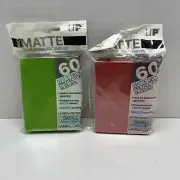 Ultra Pro Pro-Matte Deck Protector Card Sleeves Small 62mm X 89mm RED LIME GREEN