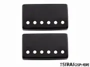 *NEW Black PICKUP COVERS for Epiphone Les Paul Humbucker Pickups .50 mm + .52 mm