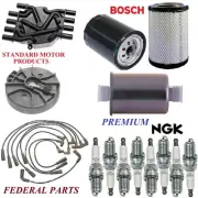 Tune Up Kit Filters Cap Wire Spark Plugs For CHEVROLET K2500 V8 5.7L 1996-2000