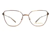 Tory Burch Eyeglasses Frames TY1084 3351 Bronze Brown Cat Eye Wire Rim 55-17-140