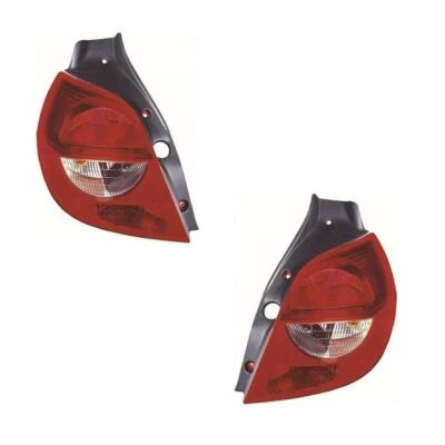 For Renault Clio Mk3 Hatchback 2005-9/2009 Rear Tail Lights Lamps Pair OS NS