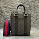 [二手] GUCCI 696010 Mini tote bag GG 黑色 防水 字紋 老花 手提包 斜背包 琴譜包