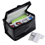 155x115x90mm Explosion-proof Fire Retardant Portable Safety Storage Bag Carry Bag for Lipo Battery Charger