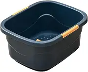 Perfk Foot Bath Basin,Foot Bucket,Multifunctional,Foot Bathtub,Pedicure Bowl for Soaking Foot Soak Tub for Foot Soak Bath Foot SPA, Dark Blue Large