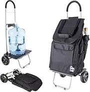 Bigger Trolley Dolly, Black Foldable Cart