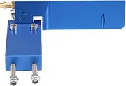 xioaue RC Boat Aluminium Alloy 75mm Metal Suction Water Rudder for Remote Control RC Boats Blue
