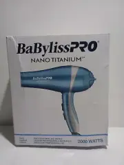 BabylissPRO Nano Titanium Hair Dryer, Professional 2000-Watt Blow Dryer*NEW*