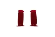 Bikelane 80mm Mushroom Handlebar Grips for 12" Kid's Bikes 22mm hole Red