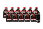 11L Motul 4100 POWER 15W50 Wix XP Filter Engine Motor Oil Change Kit API SL/CF
