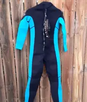 Hevto Wetsuits Kids 3/2mm Neoprene Full Shorty Suits Surfing Sz 14 NWT Black
