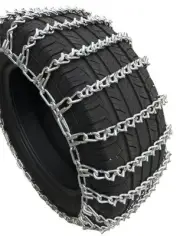 Snow Chains 215/75R17.5, 215/75 17.5 V-Bar 2-Link Tire Chains set of 2.