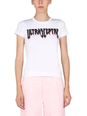 [Raf Simons] Raf Simons-Logo Print T-Shirt-Donna M