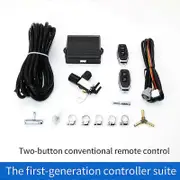 JUEMAI Universal Car Modified Exhaust Cutout Vacuum Pump Vacuum Valve Control Unit with Blade/Round Button Optional Remote Kit F SET