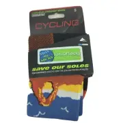 Cycling Socks Save Our Soles Core Spun Coolmax Womens Small Utah Arch