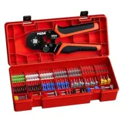 Ferrule Crimping Tool Kit, Self-Adjusting Square 1 Tool - Quads(21 Sizes)
