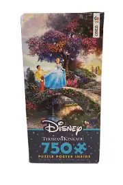 Thomas Kinkade Puzzle Disney Cinderella Wishes 750 Piece Ceaco Puzzle 2903-2