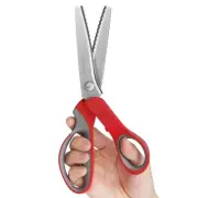 Pinking Shears Craft Scissors - 9" Stainless Steel Fabric Craft Scrapbook Pin...
