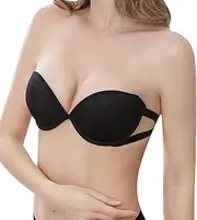 [Generic] Sports Bra Women Ladies' Strapless Beauty Back Gathering Wedding Dress Bra Gift Strap Bra Low Support Sports Bra