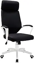Ergonomic Office Chair,Adjustable Hight and Tilt Executive Chair,Computer Chair,Home Leather Rolling Swivel Chair for Home Office