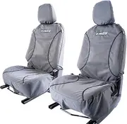 KINGS Universal Premium Canvas Seat Covers (Pair) DIY Fit Polycotton