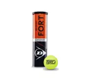 Dunlop Fort Clay Court Balls Tube