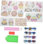 QUMIIRITY 1Set Unicorn Gems Stickers DIY Diamond Art Stickers for Creative Craft Kits for Easy to Use Gem Stickers for Arts Crafts Enhance Parent Bonding