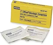 North by Honeywell 020767 Bandage Compress, 3-Inch OFFSET, 2 per unit